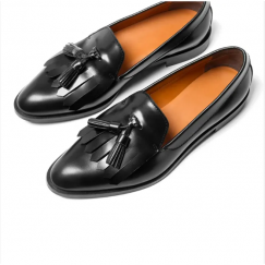 Tasseled Leather Loafers