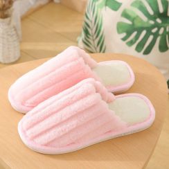 4 pairs Couples Fuzzy Home Slippers