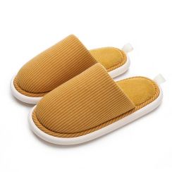 3 pairs Womens Comfortable Simple Family Slippers