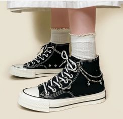 Womens High Top Canvas Shoes